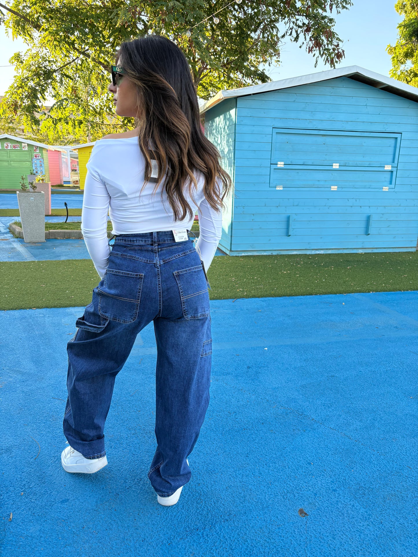 Jeans Ballon shine