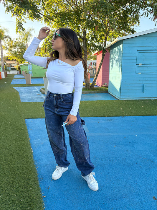 Jeans Ballon shine