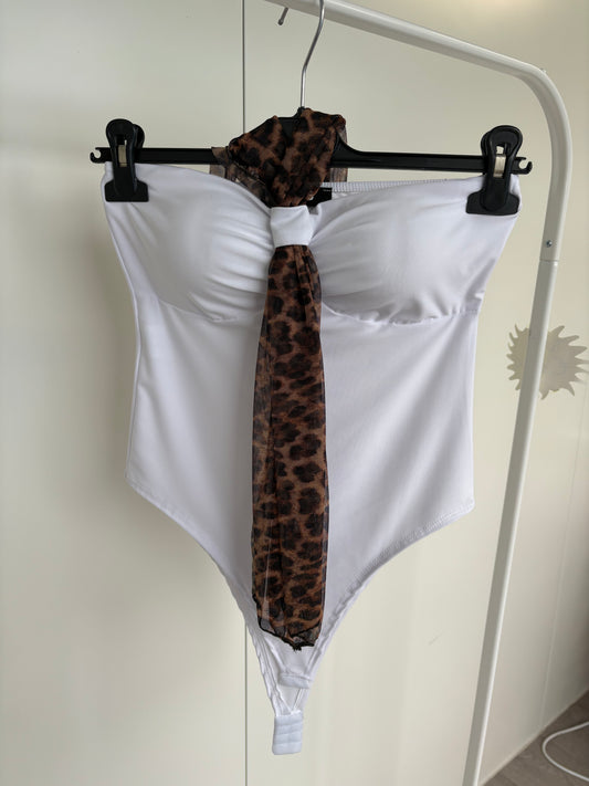 Body cravatta Leopard